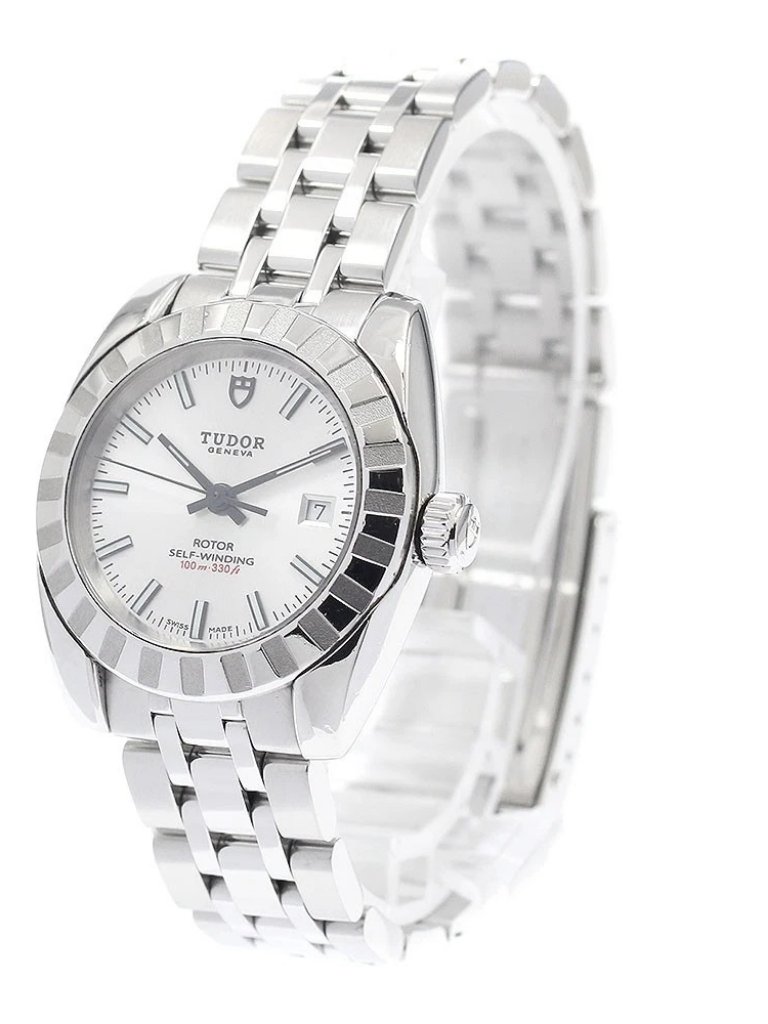 Tudor Classic Date 22010 Silver Dial Automatic Ladies Watch942569